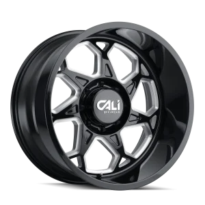 Cali Off-Road – SEVENFOLD – Black – 20″x10″ -25mm – Summer Wheels – 9111-2173BM